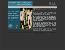 Tablet Screenshot of buffingtonagency.com